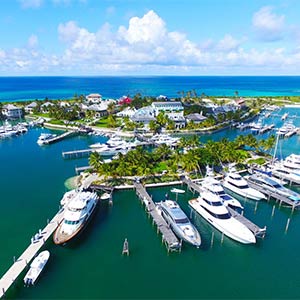 Bakers Bay Marina in Abaco, Bahamas