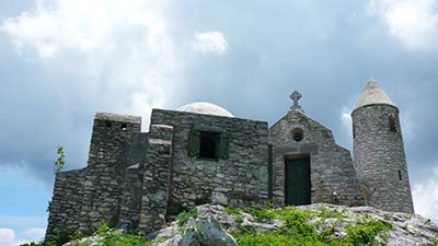 Mount Alvemia on Cat Island, Bahamas