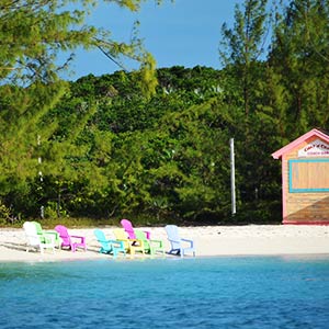 Beach in the Exumas, Bahamas