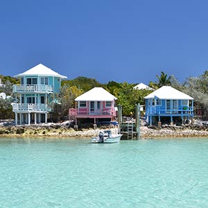 Staniel Cay in the Exumas, Bahamas