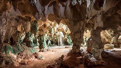 Hamilton's Cave on Long Island, Bahamas