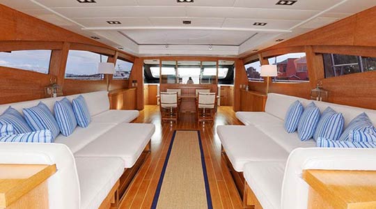 Charter Yacht Eva Salon