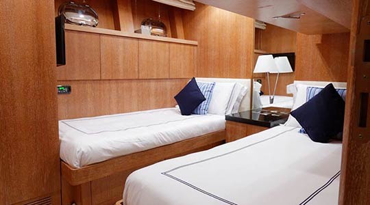 Charter Yacht Eva Twin Cabin