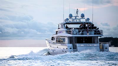 Yacht vacation in the Bahamas